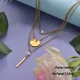 Collares de Acero Inoxidable para Mujer -SSNEG142-28923