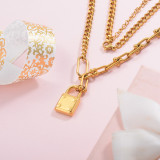 Collares de Acero Inoxidable para Mujer -SSNEG142-28797