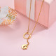 Collares de Acero Inoxidable para Mujer -SSNEG142-28795