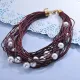 Collares de Acero Inoxidable para Mujer -SSNEG142-28908