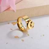 Anillos de Acero Inoxidable para Mujer -SSRGG142-28990