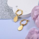 Aretes de Acero Inoxidable para Mujer -SSEGG142-28869