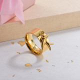 Anillos de Acero Inoxidable para Mujer -SSRGG142-28988