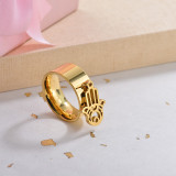 Anillos de Acero Inoxidable para Mujer -SSRGG142-28993