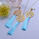 Wholesale Stainless Steel Tassel Necklace Sets with Earirng Jewelry Sets