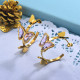 Stainless Steel Butterfly Cuff Earrings -SSEGG142-29659