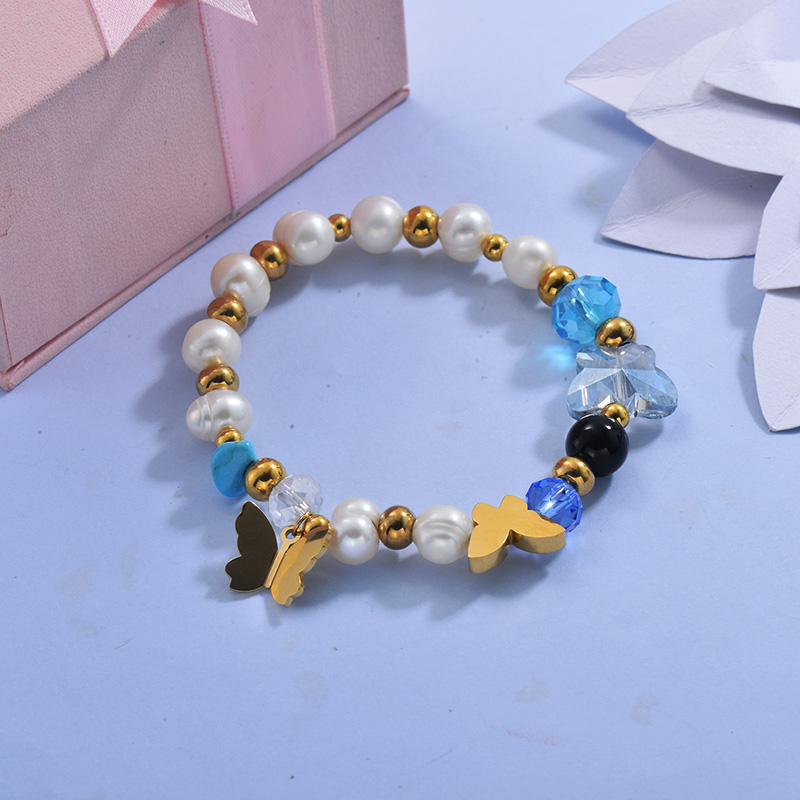 Fresh Water Pearl Beaded Bracelets -SSBTG142-29642