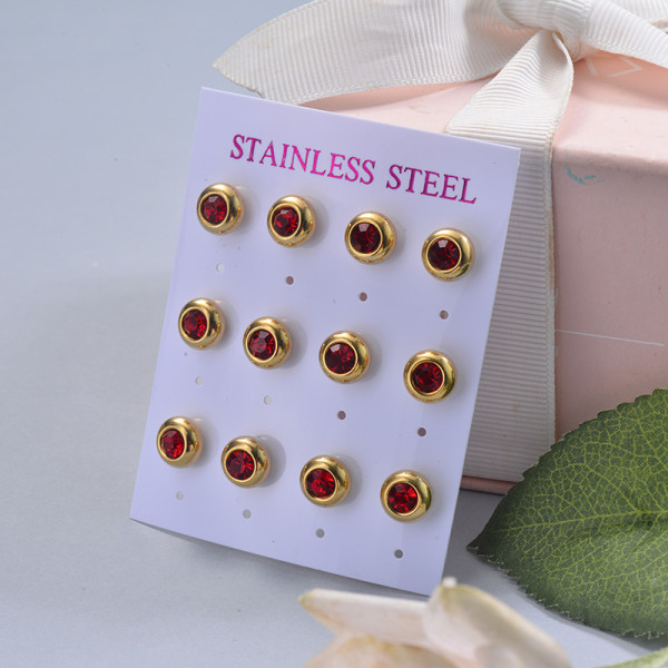 Stainless Steel Earring Sets -SSEGG126-29409