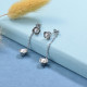 Stainless Steel Drop Earrings -SSEGG126-29436