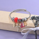Brass Charm Bangle Bracelets for Women -BRBTG89-29342