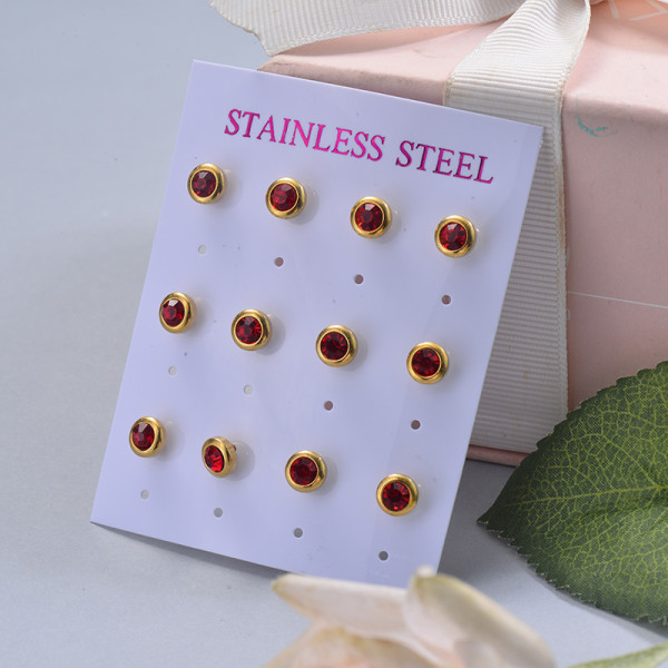 Stainless Steel Earring Sets -SSEGG126-29406