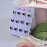 Stainless Steel Earring Sets -SSEGG126-29414