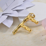 Stainless Steel Initial Letter Pendant -SSPTG146-29265