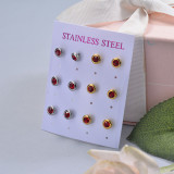 Stainless Steel Earring Sets -SSEGG126-29407
