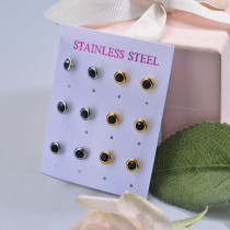 Stainless Steel Earring Sets -SSEGG126-29402