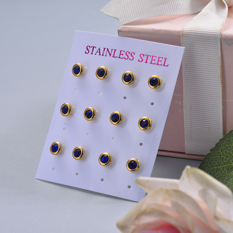 Stainless Steel Earring Sets -SSEGG126-29389