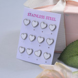 Stainless Steel Earring Sets -SSEGG126-29404