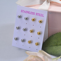 Stainless Steel Earring Sets -SSEGG126-29399