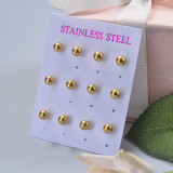 Stainless Steel Earring Sets -SSEGG126-29398