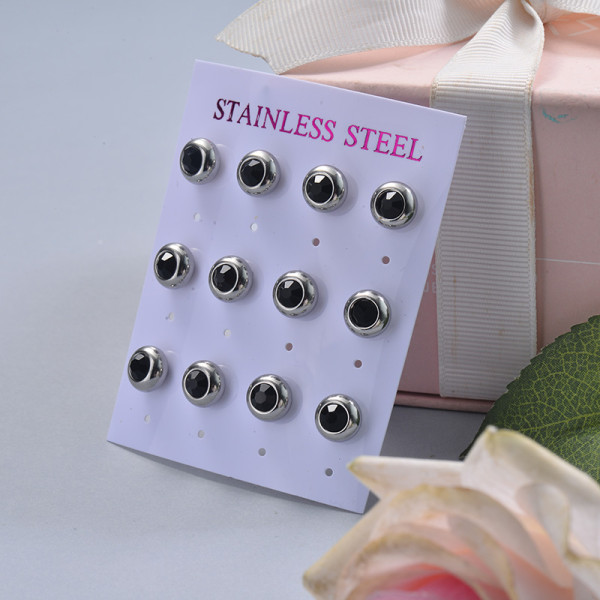 Stainless Steel Earring Sets -SSEGG126-29388
