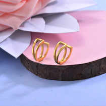 Stainless Steel Cuff Earrings -SSEGG143-29653