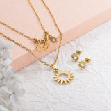 Stainless Steel Multilayer Necklace Sets -SSCSG142-29574