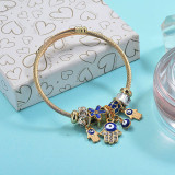 Brass Charm Bangle Bracelets for Women -BRBTG89-29378