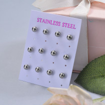 Stainless Steel Earring Sets -SSEGG126-29400