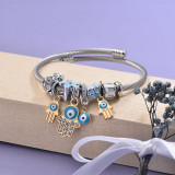 Brass Charm Bangle Bracelets for Women -BRBTG89-29347