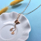 Collares de Acero Inoxidable para Mujer -SSNEG157-30012