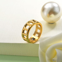 Stainless Steel Gold Plated Ring for Women