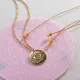 Collares de Oro 18k en Cobre -BRNEG154-30143