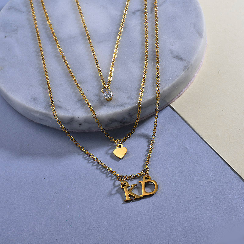 Initial Personalized Name Necklace