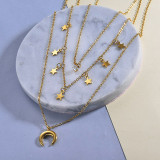 Star Multi Layered Necklace