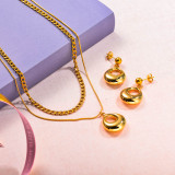 Stainless Steel Multilayered Necklace Sets