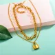 Stainless Steel Multilayered Necklace