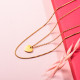 Stainless Steel Heart Layered Necklace