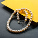 Fresh Water Pearl with Steel Pin Charm Beaded Necklace