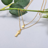 Stainless Steel San Benito Layered Necklace