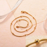 Stainless Steel 18k Gold Plated Chains -SSCDG143-31738