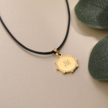 Stainless Steel 18k Gold Plated Necklace -SSNEG142-31578