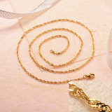 Stainless Steel 18k Gold Plated Chains -SSCDG143-31731