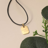 Stainless Steel 18k Gold Plated Necklace -SSNEG142-31584