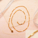 Stainless Steel 18k Gold Plated Chains -SSCDG143-31750