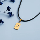 Stainless Steel 18k Gold Plated Necklace -SSNEG142-31458