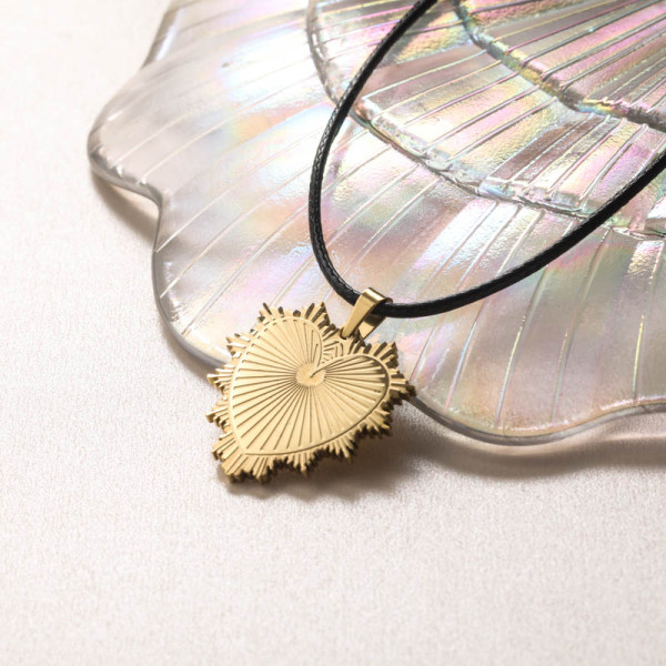 Stainless Steel 18k Gold Plated Necklace -SSNEG142-31624