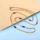 Stainless Steel Beaded Necklace -SSNEG142-32010