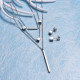 Stainless Steel Multilayer Necklace Sets -SSCSG143-21942-S
