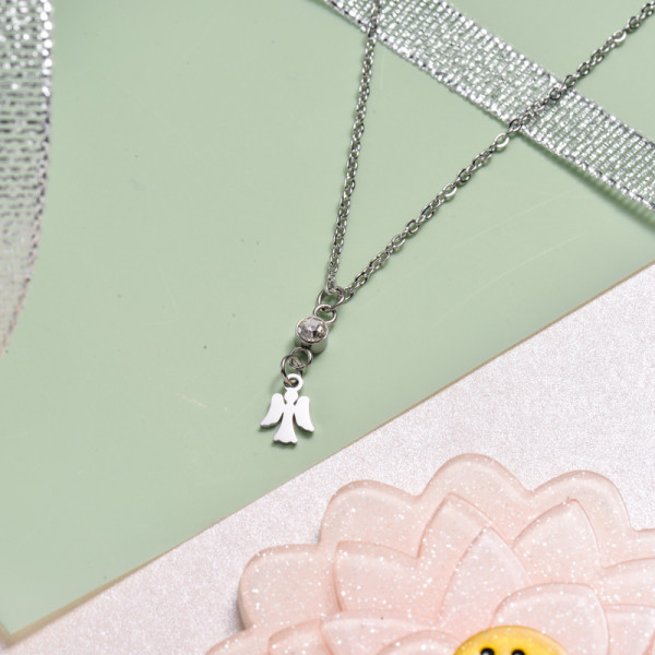 Stainless Steel Dainty Necklace -SSNEG142-32543
