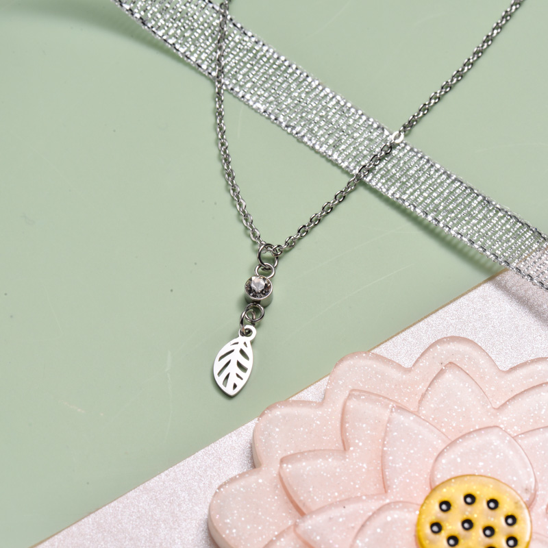 Stainless Steel Dainty Necklace -SSNEG142-32544